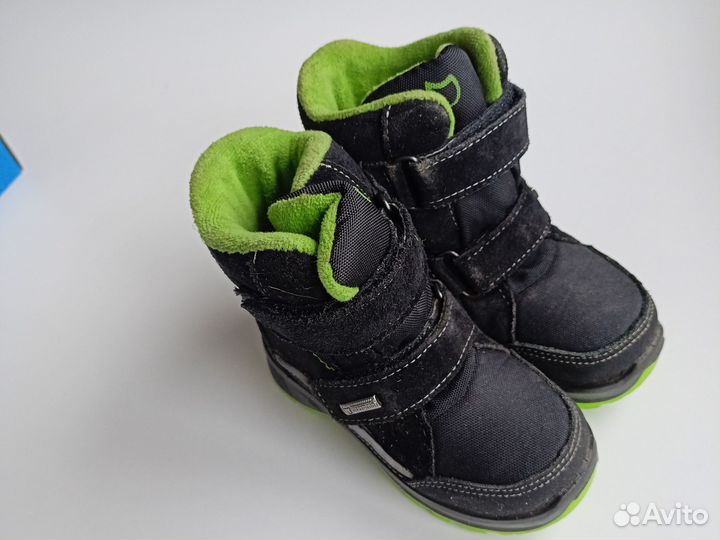 Зимние ботинки детские Котофей 24 меховые валенки