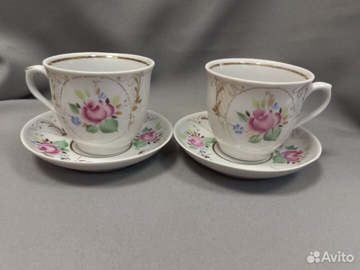 Кофейные пары Роспись Фарфор СССР