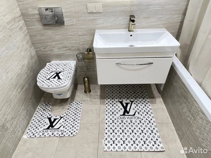 Набор ковриков для ванны из 3 предметов