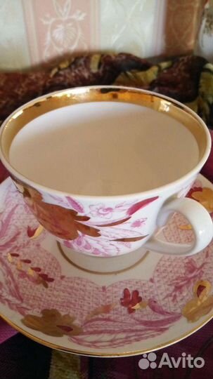 Винтажная редкая чайная пара лфз