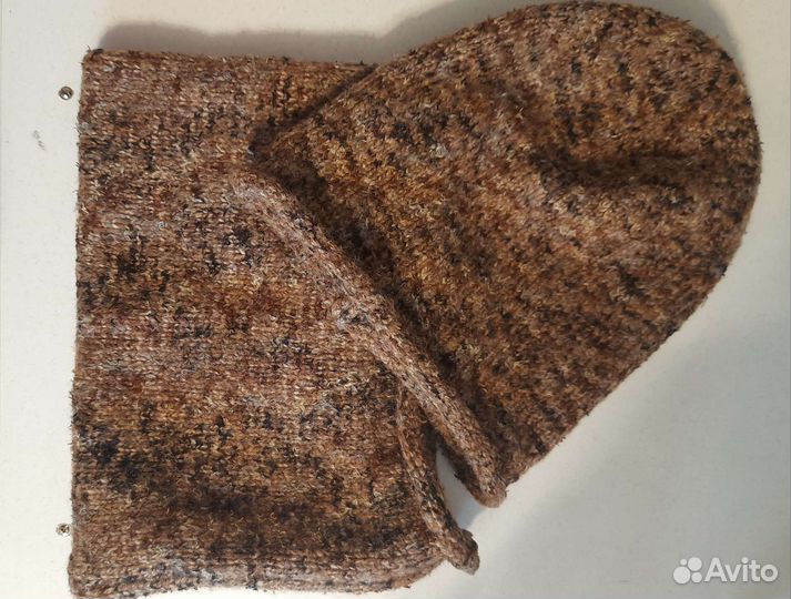 Женский шарф и шапка