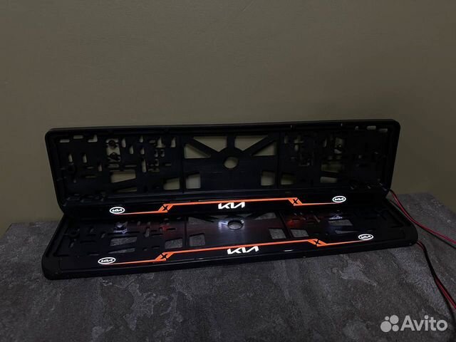 Номерная рамка c вашим логотипом и дизайном