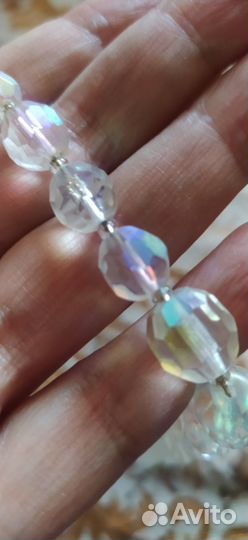 Бусы чешское стекло винтаж СССР