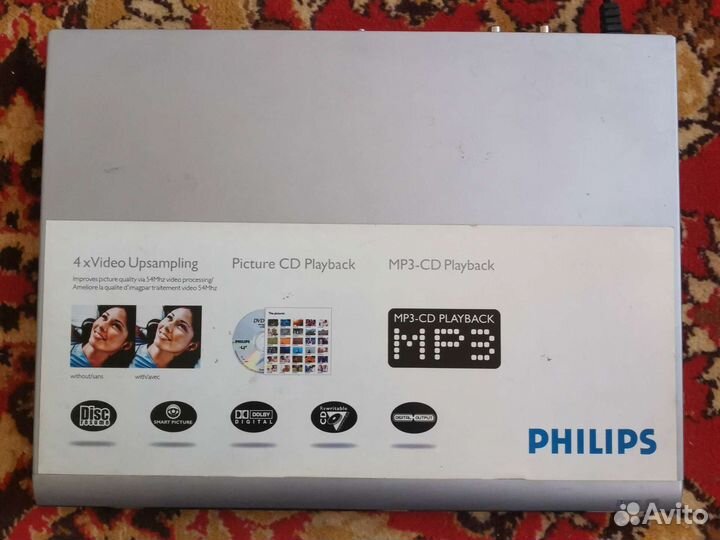 Портативный dvd плеер philips