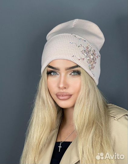 Шапка зимняя женская