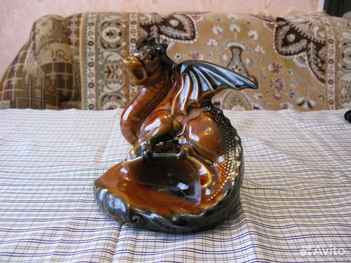 Кувшины керамические, пепельница Дракон СССР