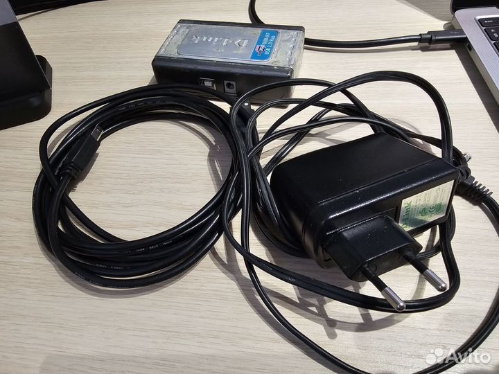 USB hab 2.0 с проводом 3м и блоком питания 3А