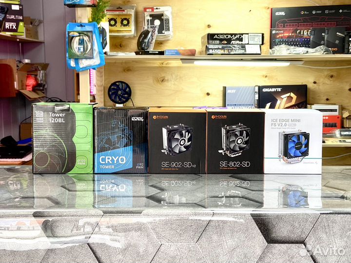 Кулер для процессора intel / AMD