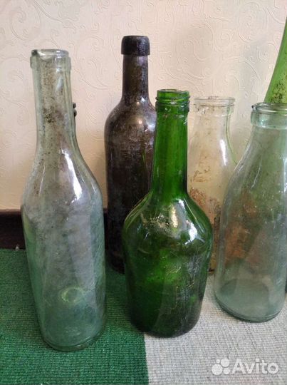 Старинные бутылки Царская Россия 19 век