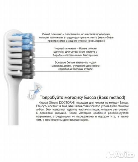 Зубная щетка xiaomi Doctor B