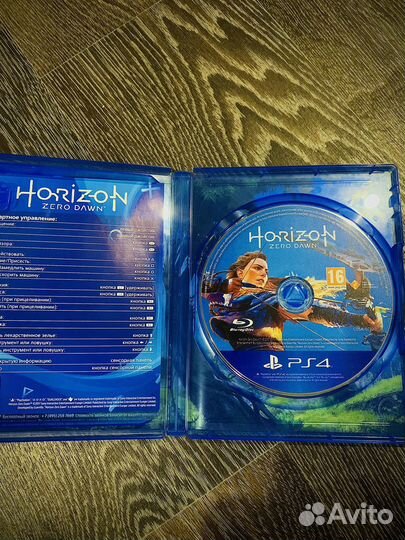 Horizon zero dawn PS4 диск русс версия