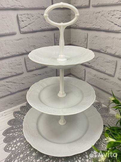 Этажерка 3-х ярусная недекорированный Bernadotte