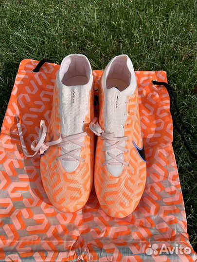 Бутсы nike mercurial vapor air zoom orange