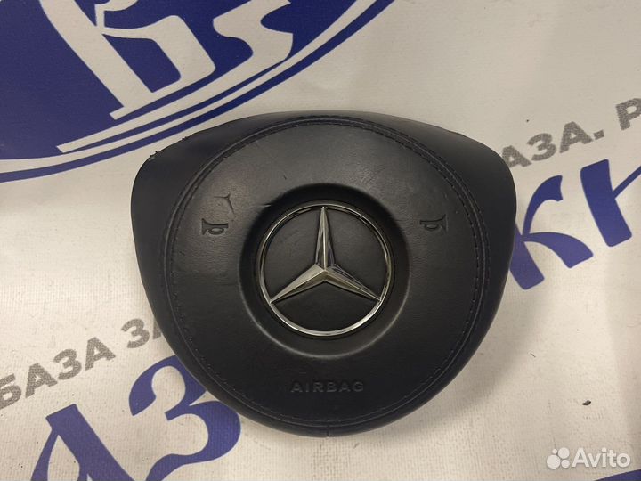 Крышка в руль airbag mercedes кожа