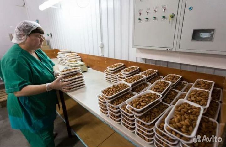 Вахта г. Липецк 15,20,30,45 Упаковщик Орехи