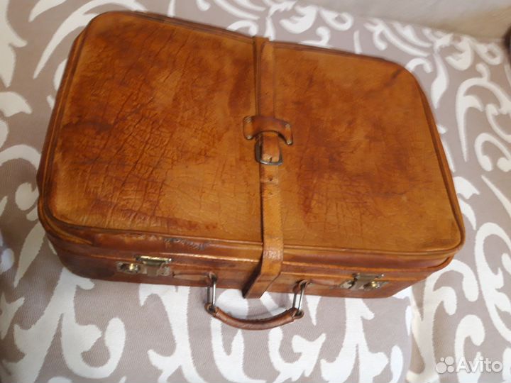 Кожаный чемодан СССР