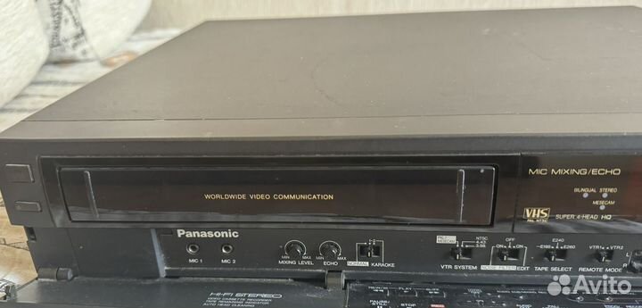 Видеомагнитофон panasonic hi fi стерео F55