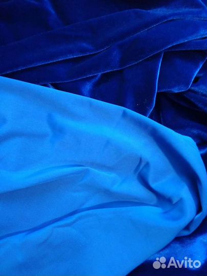 Бархат синий