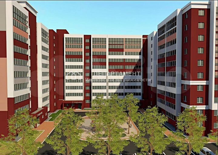 2-к. квартира, 71,3 м², 3/10 эт.