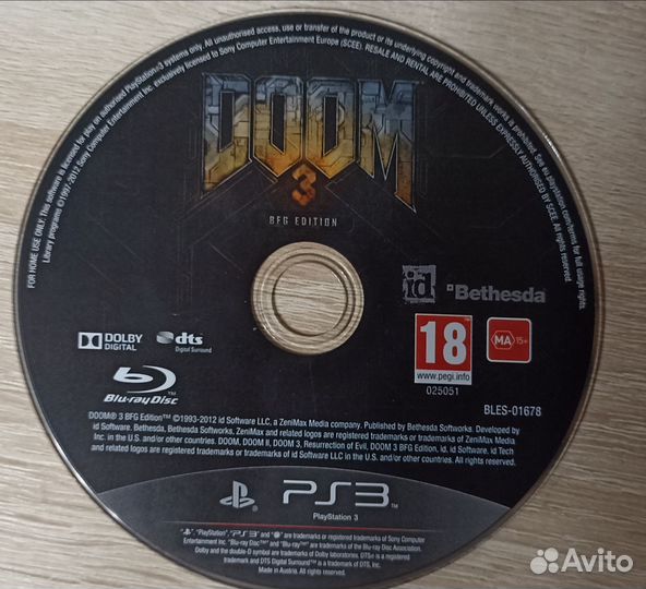 Диски на ps3