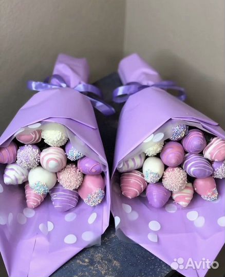 Клубника в шоколаде съедобные букеты