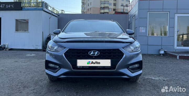 Hyundai Solaris 1.4 МТ, 2018, 80 000 км