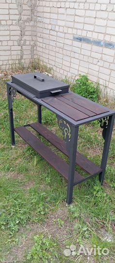 Мангал премиум с печью под казан