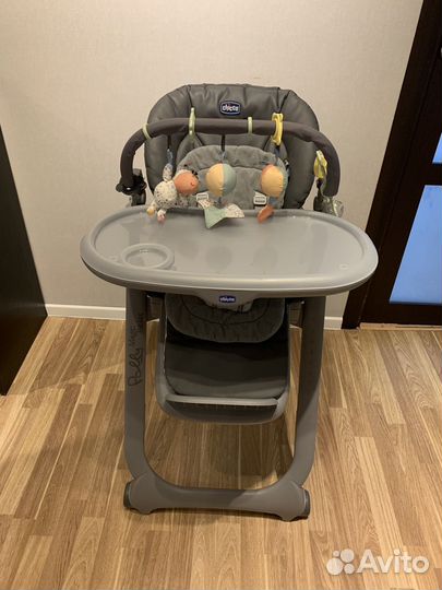 Стульчик для кормления chicco polly magic relax