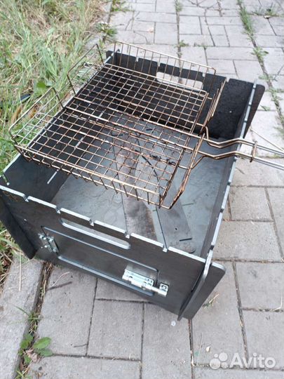 Мангал-печь под казан