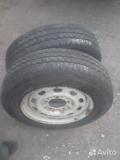 Колёса 185/75R16C Bridgestone R-623 на Соболь 2шт