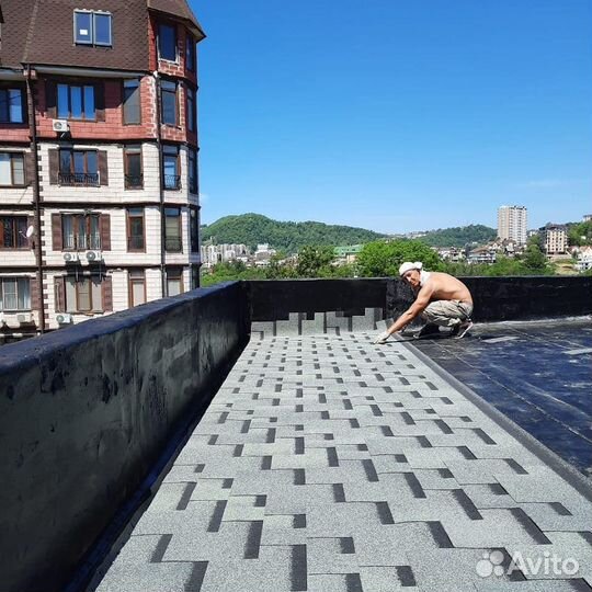 Кровельные работы резинавая кровля