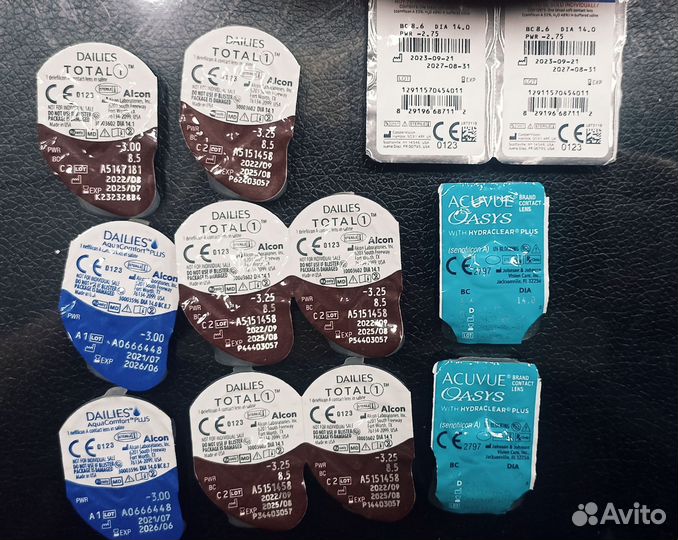 Линзы контактные