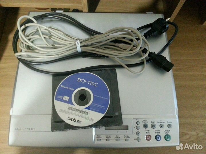 Принтер мфу brother + disk c драйверами
