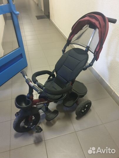 Трехколесный велосипед с родительской ручкой