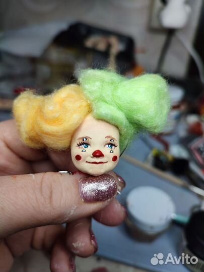 Лица для ватных игрушек