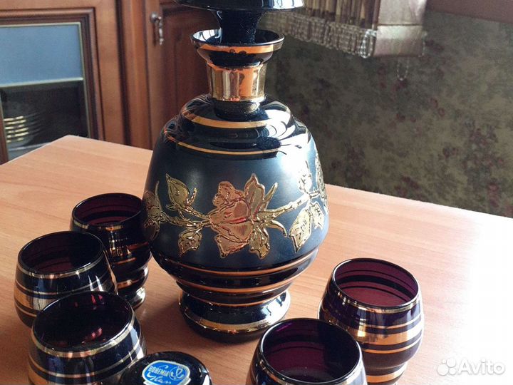 Штоф с рюмками, Bohemia