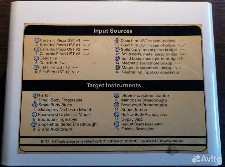 Предусилитель для акустической гитары Mama Bear