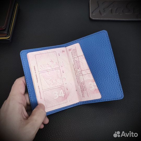 Обложка для паспорта из натуральной кожи