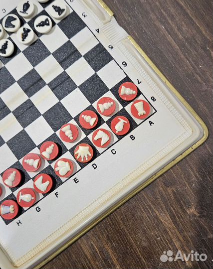 Шахматы магнитные дорожные СССР Симза