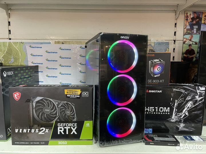Игровой пк Core i5-10400f / RTX 3050 / DDR4 32gb