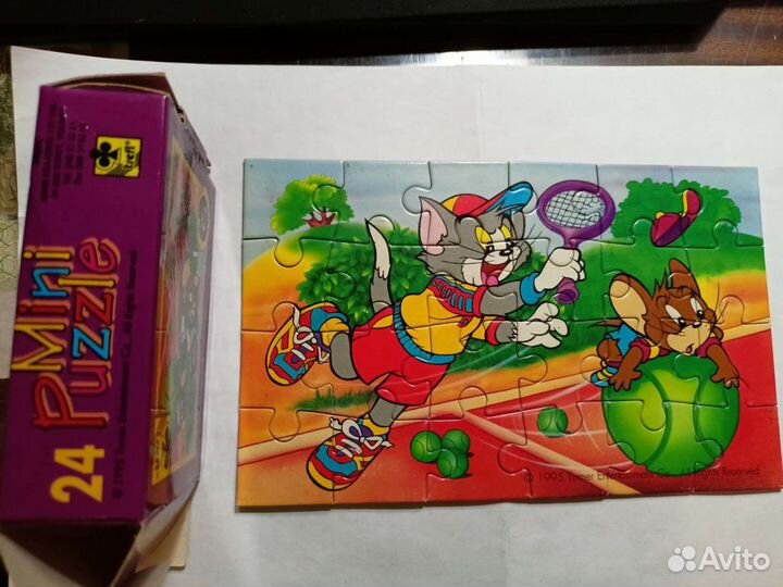 Паззл Том и Джерри, Tom & Jerry, похахонтас