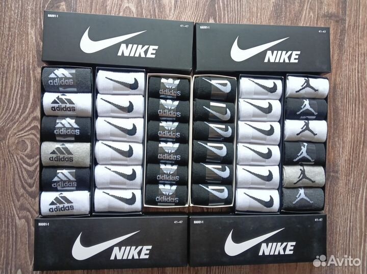 Носки Nike Adidas Reebok Puma