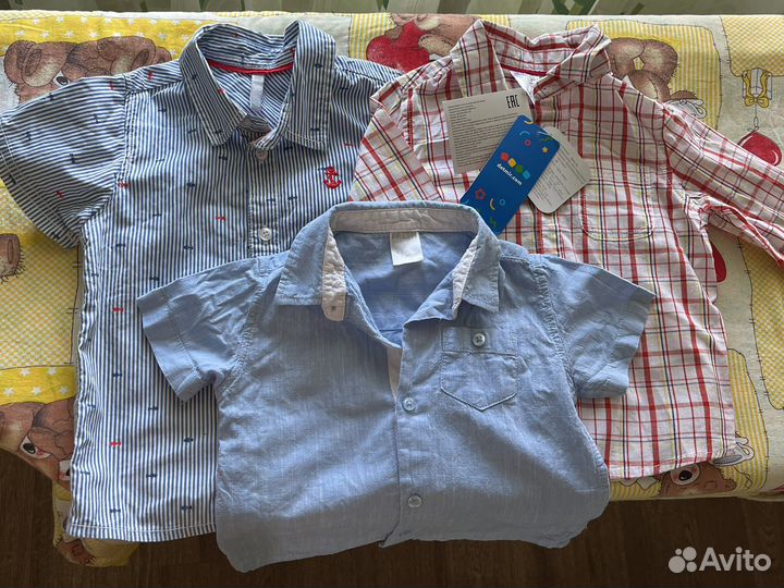 Рубашки на мальчика 86