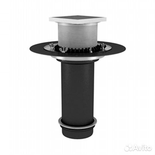 Надставной элемент с обжимным метал фланцем