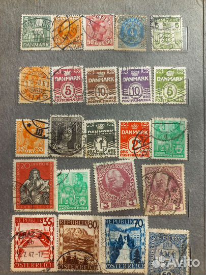 Альбом с почтовыми марками