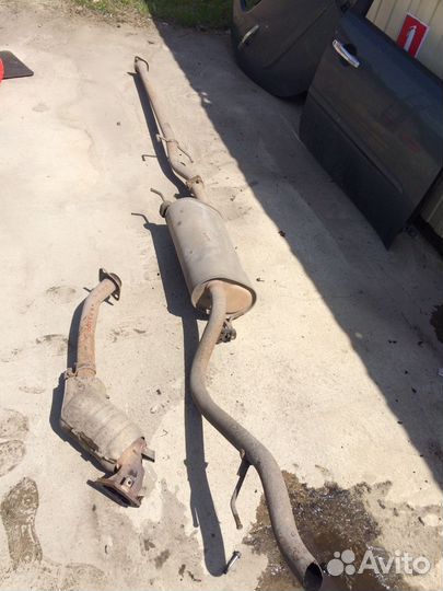 Mitsubishi l200 выхлопная система