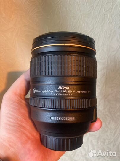 Объектив nikkor AF-S 24-120mm f/4G ED VR