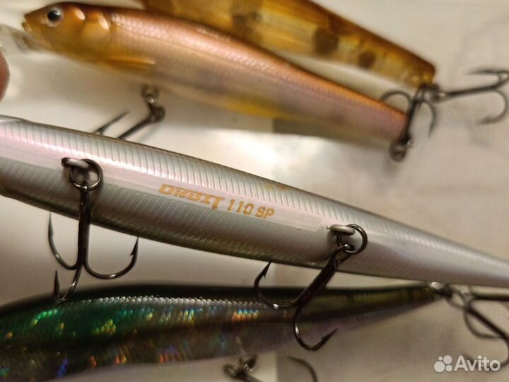 Воблеры megabass, zipbaits 1500/шт