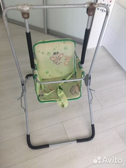 Детские качели уличные бу