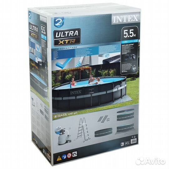 Intex Каркасный бассейн Ultra круглый 549х132 см